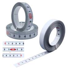 Positive Self-Adhesive Tape Measure, Woodworking T-Shaped Track Tape Measure, Wear-Resistant And Waterproof, Wear-Resistant And Waterproof, Suitable For Oblique Cutting Tracks, Router Table Saws, Measuring Tools - Forward - View 6