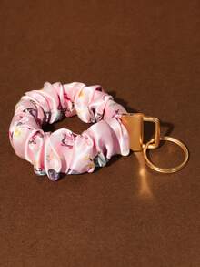 四季通用女性禮品、家庭禮品、節日派對彈性鑰匙圈手腕鑰匙環髮圈鑰匙鏈禮物 - 彩色 - 查看 3