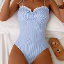 Women Swimming & Diving Suit - Blue - View 2