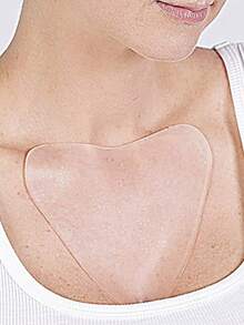 Chest Silicone Patches Enhance Skin Elasticity; Facial Patches Are Suitable For Women; Portable Skincare Tools Leave Skin Smooth And Tender. - Clear - View 1