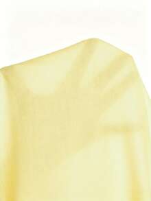 Women's Casual Comfortable Versatile Linen Loose Flowy Wide Leg Pants, Effortless Style - Light Yellow - View 5