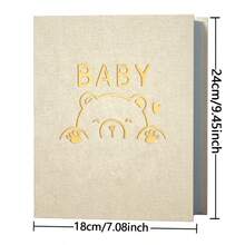6 Inch 200 Pockets Large Capacity Slip-In Photo Album, Slip-In Storage, Preserve Family Travel Precious Memories - 1PC - View 3