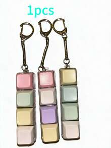 Juguete Fidget Teclado Tapa de Tecla Llavero, Juguete Fidget de Botón, Regalo Anti-Estrés para Pasar el Tiempo para Adultos, Color de Tapa de Tecla Aleatorio - Multicolor - Ver 8