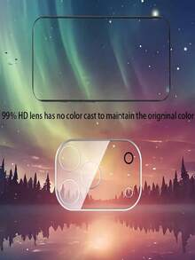 1pc, Camera Lens Protector, 9H High Hardness Material, Anti-Scratch, Anti-Collision, Anti-Fingerprint, Full Coverage Protection, Clear And Undistorted Photography, Compatible With IPhone Ultra/18 Pro Max/18 Pro/18/17e/17 Pro Max/17 Pro/17 Air/17/16 Pro Max/16 Pro/16 Plus/16/15 Pro Max/15/14/13/12 And Other Models. - Clear - View 5