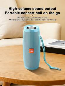 T&G157 Wireless Speaker LED Melody Color Light Outdoor Waterproof Subwoofer Portable Card Slot Audio - View 5