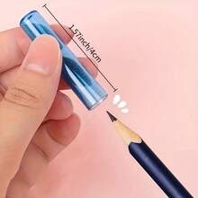 51pcs Anti-Break Pencil Protectors, 2B Lead Core Protective Caps, Random Color, Prevent Lead Core Breakage, Perfect For Students And Artists - One Size Fits All - View 2