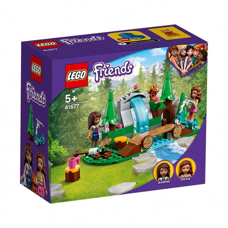 LEGO Mainan Balok Bangunan 41677 Hutan Air Terjun Seri Teman-Teman Anak Perempuan - Clear - View 1