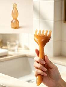 Head Massager Scalp Massage Comb, Ergonomic Resin Gua Sha Head Scratching Comb, Deep Relaxation Stress Relief, Five-Claw Gua Sha Massage Comb, Portable Handheld Resin Relaxation Tool, Suitable For Daily Use, Gift For Parents And Friends - Multicolor - View 8