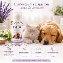 Organic Dry Bath Talcum Powder For Dogs, Cats And Ferrets 125g. - AROMA SANTAI 125 GR - View 2