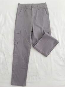 Women Pants - Grey - View 5