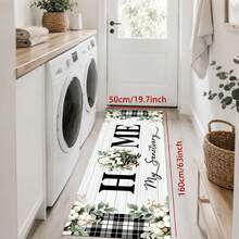 1/2pcs Floral Pattern, Vintage Diatomaceous Earth Mat, Super Absorbent, Non-Slip, Perfect For Bathroom, Kitchen And Dining Room, Quick Drying, Machine Washable, Perfect Gift For Home Decor And Bathroom Mat - Multicolor - View 11