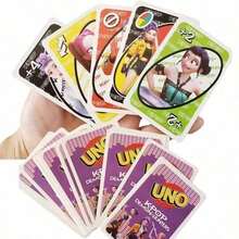 1 Buah Kartu UNO Resmi HASBRO Kartu Poker Grup K-POP Wanita Permainan Kartu Multipemain Permainan Meja Pesta Klasik - A - View 6