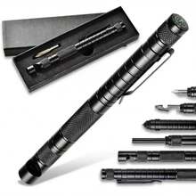 4-In-1 Tactical Pen, Men's Gift For Dad, Cool Men's Gadget, Screwdriver Multi-Tool, Compass, Bottle Opener, Whistle, Ink Refill - Tactical Pen - View 5