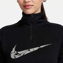 Nike Authentic Dri-FIT Women's Sports Training Half-Zip Running T-Shirt FN2637-010 - FN2637-010 - View 3