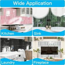 4/10/20‑Piece Packs, 11.43 In * 9 In, 2D Self‑Adhesive Peel‑And‑Stick Wall Tiles For Background Walls, Kitchen And Bathroom Wall Tiles, Deep Emerald Green, Apricot - Dark Green Glow - View 9