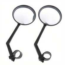 3pcs Universal Bicycle Rearview Mirrors, 360° Rotatable Wide-Angle Convex Handlebar Mirrors With Black Bell, Shock-Absorbing Lens, Suitable For Mountain Bikes And Electric Scooters, Handlebar Accessories Quick Installation - Multicolor - View 12