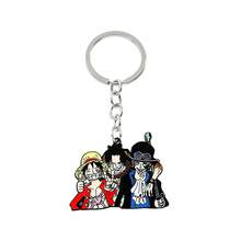 1 buah Gantungan Kunci Enamel Logam Monkey D Luffy Poster Buronan Logo Thousand Sunny Gantungan Kunci Anime Liontin Ransel Hadiah Cosplay untuk Penggemar - MultiWarna - View 20