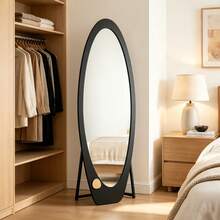 Freestanding Full Body Mirror, Dual-Use Wall Mounted Floor Dressing Mirror, Modern Decorative Long Mirror For Indoor Living Space, Random Colour Available - 60*160cm - View 1