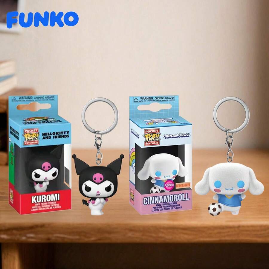 Funko Keychain - Sanrio Series - Kuromi, Cinnamoroll, Collectible Vinyl Figure, Backpack Charm - Perfect Gift, 1pc - Multicolor - View 1
