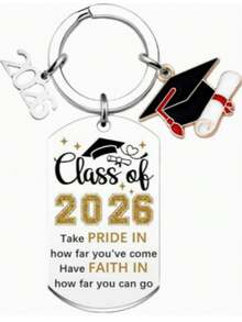 2026 Graduation Gift For Him, 2026 Graduate Keychain, College University High School Graduation Souvenir Gift For Mother, Father, Graduate And Teacher, Style And Color Randomly Distributed - Multicolor - View 7
