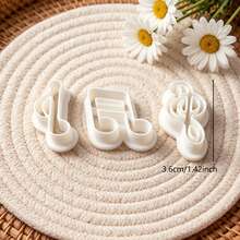 3Pcs Music Note Polymer Clay Cutters Set Treble Clef Musical Symbol Clay Molds DIY Handmade Earring Pendant Jewelry Craft Supplies - 3-pack - View 8