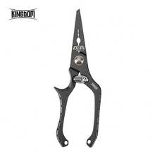 KINGDOM Fishing Pliers 1PC Stainless Steel Line Cutter Hook Remover Split Shot Crimper Multi-Functional Fishing Tool Locking Handle Corrosion Resistant Portable For Anglers Outdoor Fishing - Multicolor - View 11