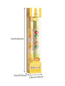 2/6pcs Set Cute Gel Pen Set, 0.5mm Ball Point Tip, Smudge-Proof, Smooth Writing, Comfortable Grip, Suitable For Daily Writing, Office, Signing, Carbon Ink, Back To School - Chuan Chuan Le Gel Pen - View 3