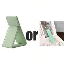2‑In‑1 Foldable Phone Holder, Finger Hand‑Grip Strap & Curved Desktop Stand Compatible With Most Smartphones - Multicolor - View 11