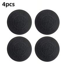 1/2/4PCS Car Cup Holder Coaster, Anti-Slip Silicone Cup Mat, Universal Fit For Most Vehicles, Noise Reduction, Spill Proof, Shockproof, Waterproof, Washable, Car Interior Accessories For Women Men  - 2pc Circular Car Coaster - View 19