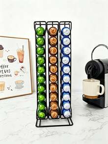 Creative Metal Coffee Capsule Storage, Home Desktop 3D Organizer, Coffee Capsule Storage, Capsule Dedicated Storage, Can Hold 60 Small Packs - Coffee Storage Rack - View 5