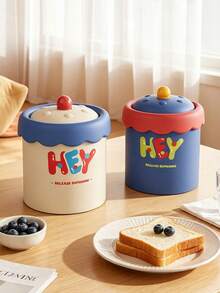 10pcs/1pc Desktop Trash Can, Mini Countertop Waste Bin With Lid, Solid Plain Pattern Plastic Material, Playful Kawaii Style, All‑Season, For Adults, Home Bedroom Office Desk Use, Squishy Lightweight Small Garbage Holder For Tabletop Tidying - Multiple Styles - View 3