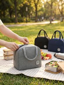 3pcs Lunch Bag With Handle - Waterproof And Portable, Suitable For School And Office, Portable Lunch Box Bag, Lunch Bag For Work And School, Wedding, Picnic And Beach, Keeps Food Fresh And Delicious - Multicolor - View 5