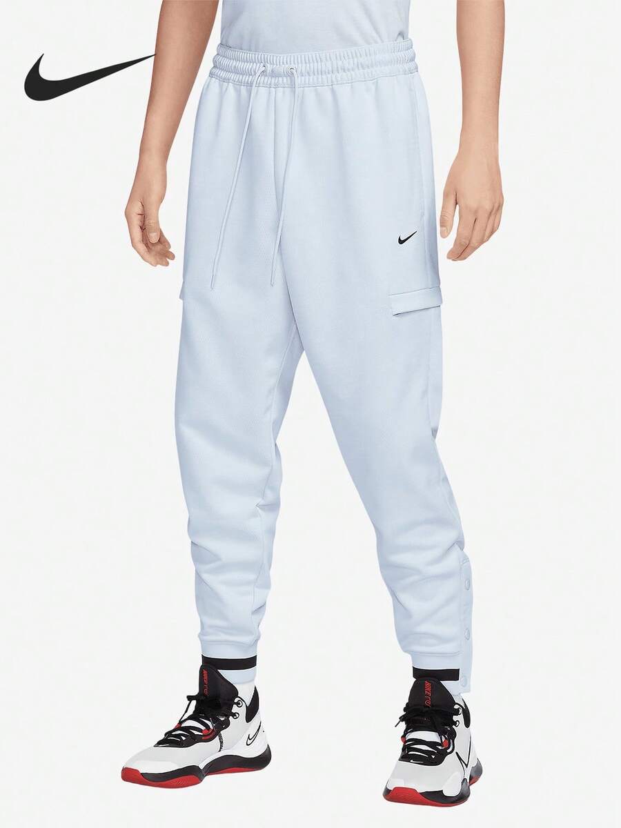 Celana Basket Kargo Berlapisan Termal Nike Authentic Therma-FIT Pria FZ0667-043 - FZ0667-043 - View 1
