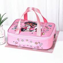 1pc Lunch Bag, Lunch Box Bag, Thermal Insulation Bag, Lunch Bag, Large Capacity, Cute Cartoon, Portable, Reusable, Durable Nylon Fabric, Thermal Insulation, Fresh-Keeping And Back-To-School Must Be Suitable For Students To Go To Work. - View 5