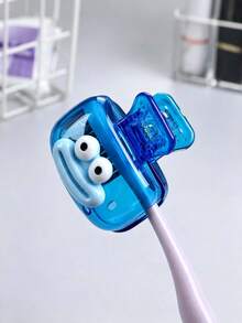 2/4/6pcs Creative Travel Toothbrush Holder Set With Portable Transparent Covered Storage Box, Suitable For Home And Travel, Helps Keep Toothbrush Bristles Clean And Hygienic, Ideal For Bathroom Use - Multicolor - View 7