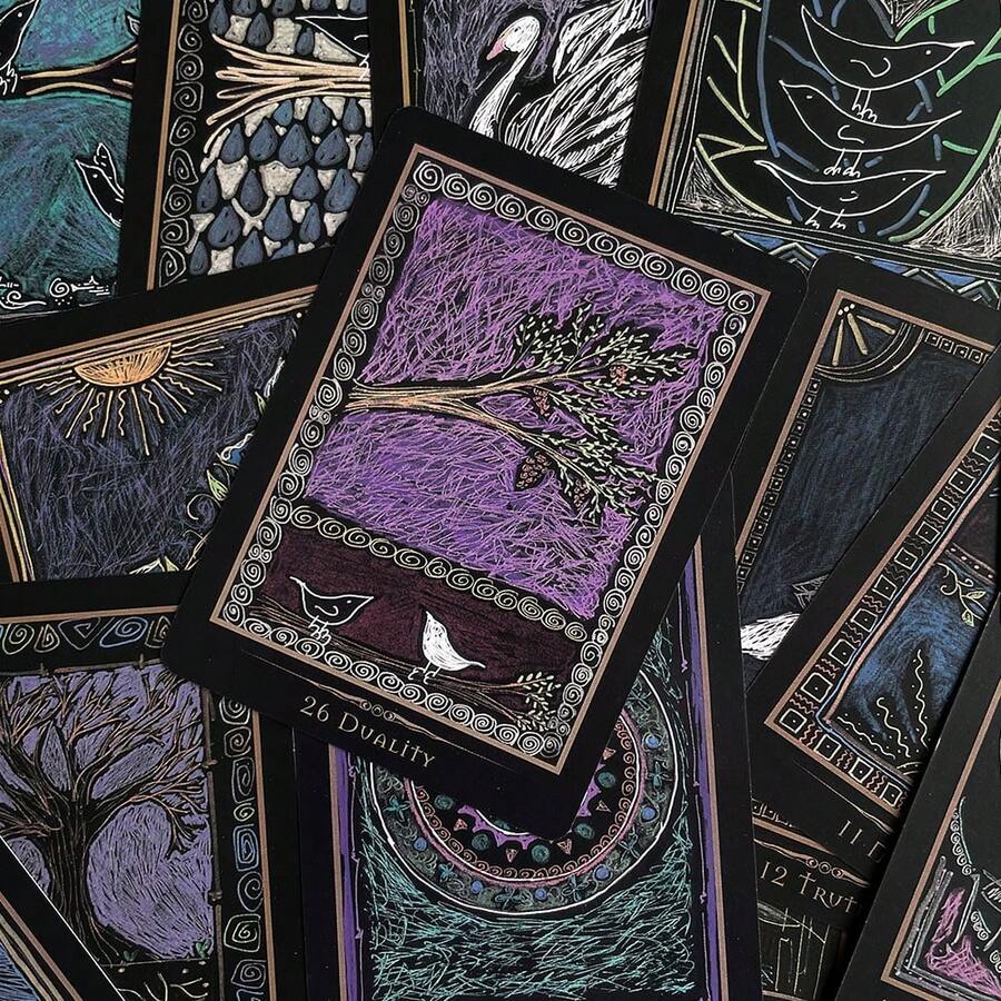 Shamanic Healing Oracle Cards Divination Deck English Versions Edition Tarot Board Playing Game For Party - Shamanic Healing Oracle - View 1