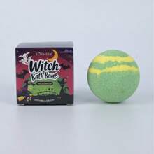 KORMESIC Mainan Kejutan Halloween Bola Garam Mandi 1 Buah Minyak Esensial Bom Mandi Gelembung Berbusa dengan Mainan Misteri Hantu untuk Perawatan Tubuh Spa - Bola garam mandi - View 8