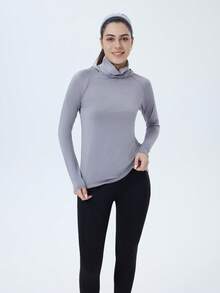 OKP 3-Piece Women's Sun Protection Hooded Long Sleeve Shirt With Mask, UPF50+ Quick-Dry Lightweight Outdoor Running Fishing Hiking Anti-Abrasion Jacket - Multicolor - View 3