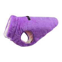 Metglad Dog Winter Coat | Cold-Proof Jacket, Invisible Leash Hole & Metal D-Ring Dual Leash Design, Reflective Pet Vest, Warm Fleece Dog Snow Coat, Suitable For Small, Medium And Large Dogs - Lilac Purple - View 15