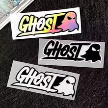 Cute Ghost Car Sticker, Body Decoration Sticker, Motorcycle Helmet Laser Reflective Creative Sunshade Anti-Scratch Sticker - 1 pcs - View 3