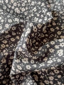 3-Piece Hollow Lace Duvet Cover Set, Soft And Comfortable Bedroom Bedding, Lace Design With Cute Floral Pattern, Breathable And Soft All-Season Bedding Set, Includes 1 Duvet Cover And 2 Pillowcases, No Filling, Suitable For Dorm, Bedroom And Home Use, Multiple Size Options - Black - View 4