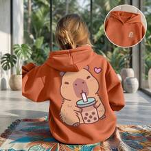 Women Sweatshirts & Hoodies - 橘色 - 查看 1