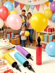 3/1pc Multi-Function Air Pump, Balloon Inflator, Portable Air Pump, Manual Balloon Pump, Suitable For Holiday Parties, Birthday Parties, Weddings And Other Occasions - View 3