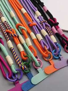 1pc Outdoor Phone Lanyard, Adjustable & Detachable, Long & Short Dual-Use Phone Wrist Strap, Universal Short Phone Lanyard, Suitable For Outdoor Phone Carrying & Decoration - Multicolor - View 7