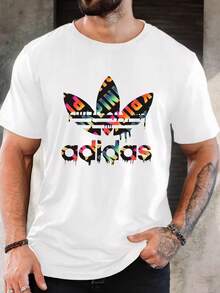 Men's Pure Cotton Short-Sleeved T-Shirt Casual Summer Breathable Regular Fit Soft Basic Tee Comfortable Daily Wear Top - 白色 - 查看 6