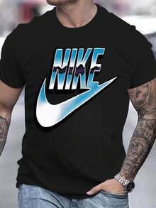 Men T-Shirts - 黑色 - 查看 8