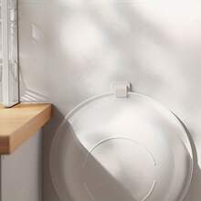 2pcs Toilet Basin Storage Hooks, White Storage Rack, Multi-Functional Basin Hooks, Wall-Mounted Home Organizer, Adhesive Basin Hooks, Kitchen Supplies, Practical Hooks - White - View 8