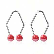 1/2pcs Women's Cheek Dimple Trainer, Smile Shaping Tool, Facial Piercing Jewelry - Multicolor - View 17