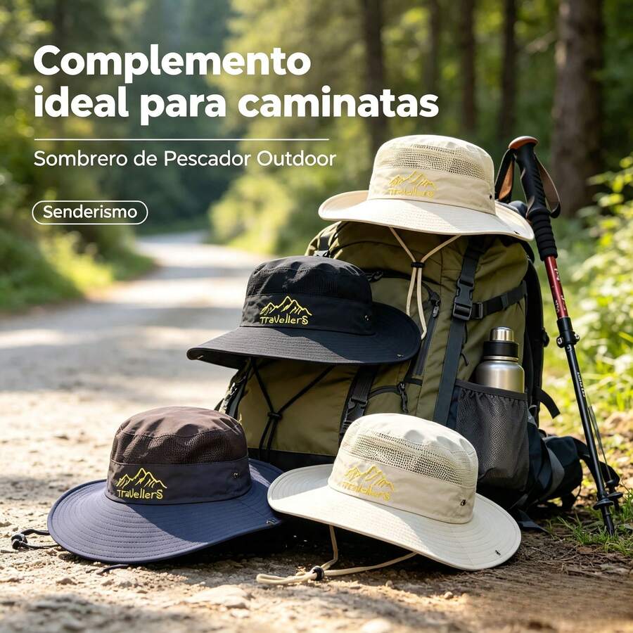 Ligero y plegable, ideal para senderismo, pesca y camping - Aleatorio - Ver 1