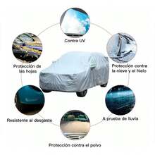 Funda impermeable para SUV de 4.8 metros, funda para coche multifuncional, resistente al sol, a la suciedad, al polvo y a las hojas secas, apta para todas las estaciones - A - Ver 5